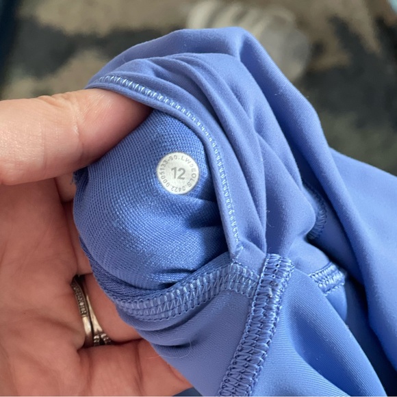 LULULEMON Periwinkle Blue High Waist Leggings 12 - Picture 4 of 4
